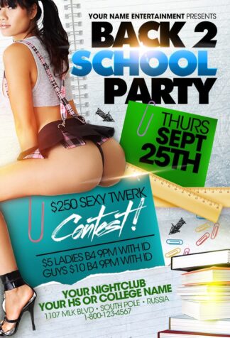 Back To School Party back to school party Seasonal flyers
