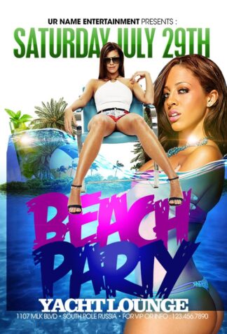 Beach Yacht Party beach yacht party Seasonal flyers