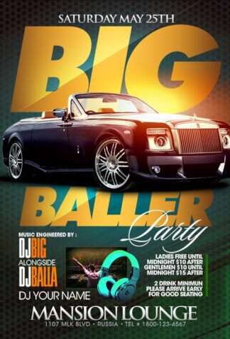 Big Balla big balla Music flyers