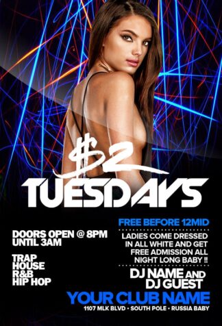 Blue Tuesdays blue tuesdays Event flyers