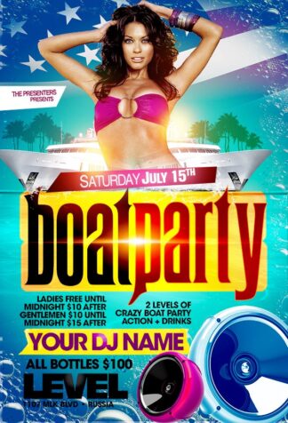 Boat Party boat party Seasonal flyers