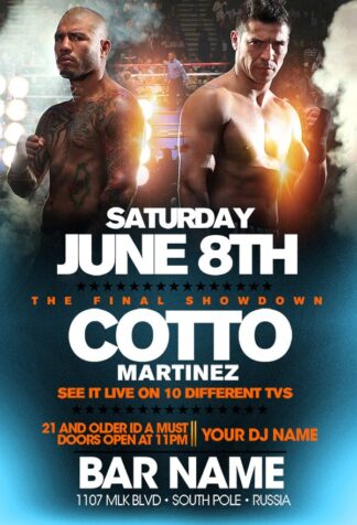 Boxing Event boxing event Event flyers