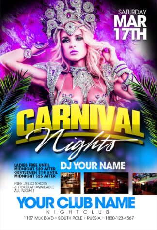 Carnaval Nights carnaval nights Community flyers
