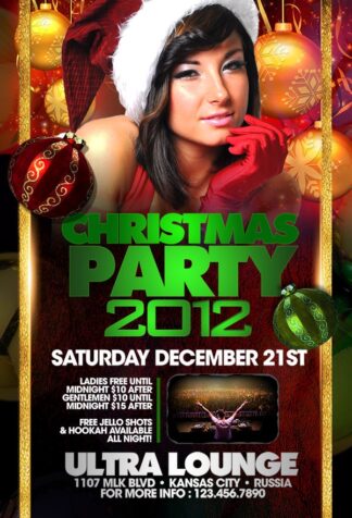 Christmas Crazy Party christmas crazy party Seasonal flyers