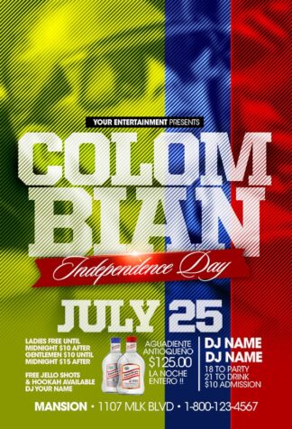 Colombian Party colombian party Community flyers