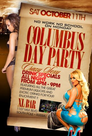 Columbus Day Party columbus day party Seasonal flyers