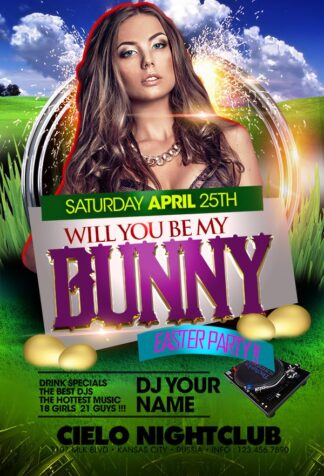 Easter Sexy Bunny easter sexy bunny Seasonal flyers