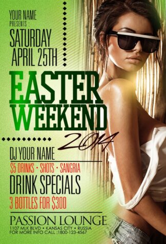 Easter Weekend easter weekend Seasonal flyers
