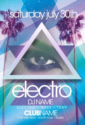 Electro Party electro party Music flyers
