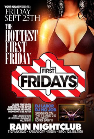 First Friday first friday Event flyers