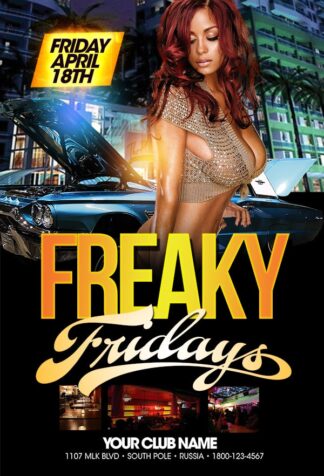 Freaky On Friday freaky on friday Event flyers