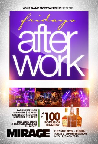 Fridays After Work fridays after work Event flyers