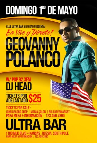 Geovanny Polanco geovanny polanco Music flyers
