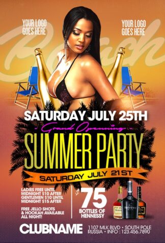 Grand Summer Party grand summer party Seasonal flyers