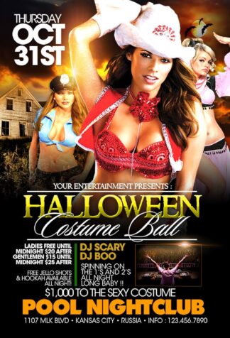 Hallo Costume Ball hallo costume ball Seasonal flyers
