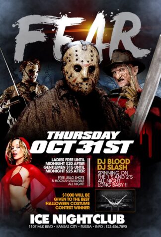 Hallo Fear hallo fear Seasonal flyers