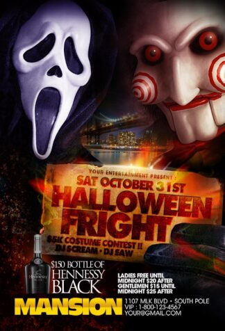 Hallo Fright hallo fright Seasonal flyers