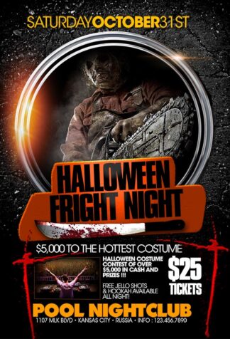 Hallo Fright Event hallo fright event Seasonal flyers