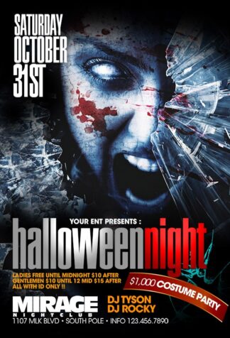 Hallo Night hallo night Seasonal flyers