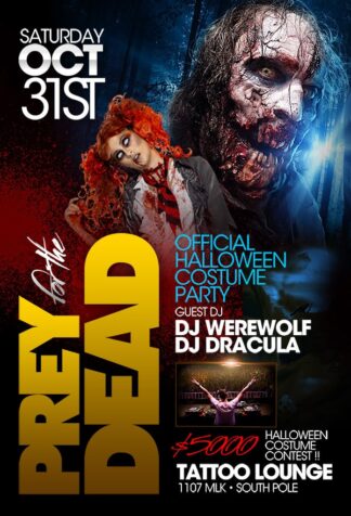 Hallo Pray For The Dead hallo pray for the dead Seasonal flyers