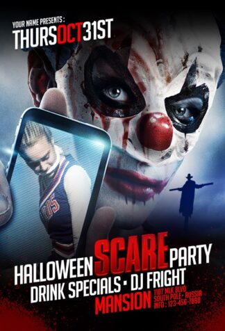 Hallo Scare Party hallo scare party Seasonal flyers