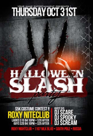 Hallo Slasher hallo slasher Seasonal flyers