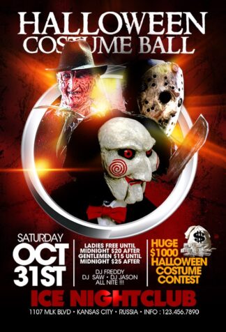 Halloween Costume Ball halloween costume ball Seasonal flyers