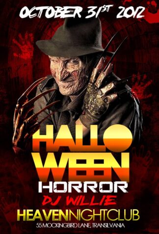 Halloween Freddy halloween freddy Seasonal flyers