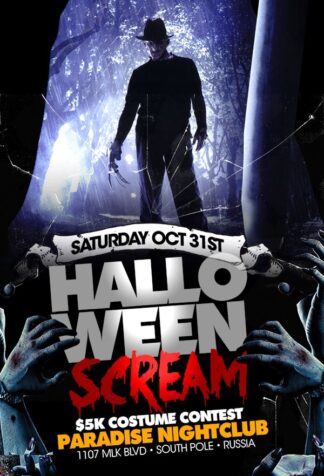 Halloween Scream halloween scream Seasonal flyers