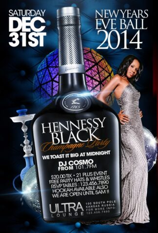 Hennessy Champagne Party hennessy champagne party Seasonal flyers