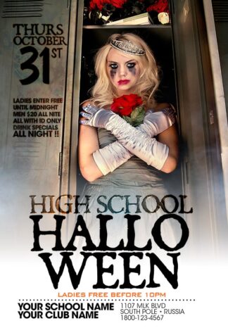 High School Halloween high school halloween Seasonal flyers