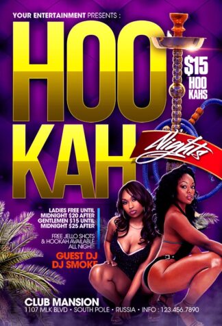 Hookah Nights hookah nights Event flyers