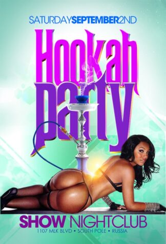 Hookah Party hookah party Event flyers