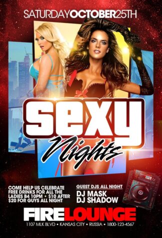 Hot And Sexy Nights hot and sexy nights Event flyers