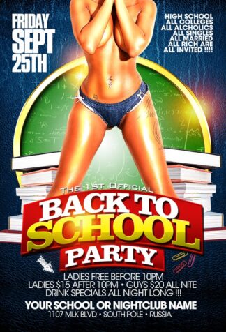 Hot Back 2 School hot back 2 school Seasonal flyers