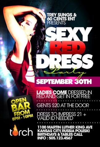 Hot Red Sexy Party hot red sexy party Event flyers