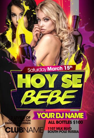 Hoy Se Bebe hoy se bebe Music flyers