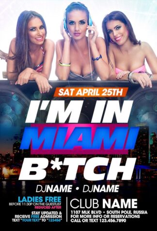 Im In Miami im in miami Seasonal flyers