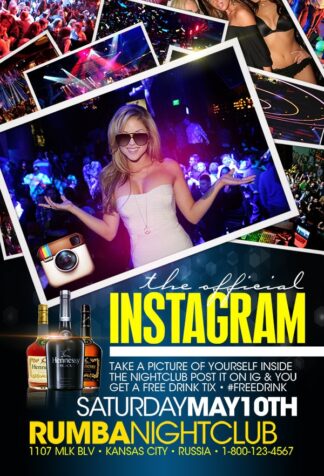 Instagram Party instagram party Event flyers