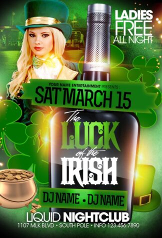 Irish Party irish party Seasonal flyers