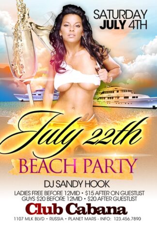 July 22Nd july 22nd Seasonal flyers