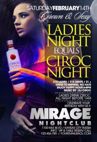 Ladies Drink Free ladies drink free Event flyers