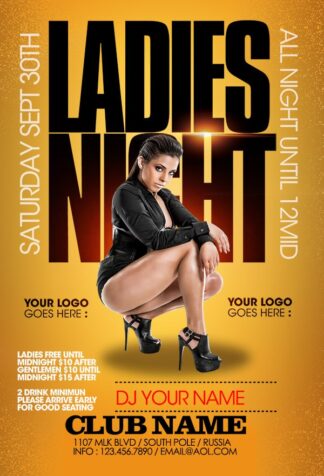 Ladies In Black ladies in black Event flyers