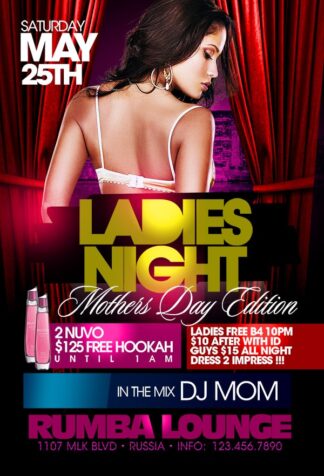 Ladies Night ladies night Seasonal flyers