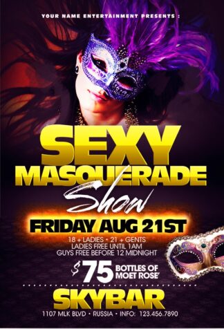 Masquerade masquerade Event flyers