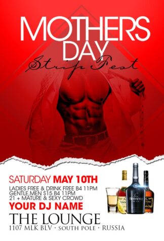 Mothers Day Strip Fest mothers day strip fest Seasonal flyers