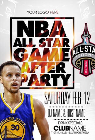 Nba All Star Game nba all star game Event flyers