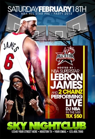 Nba Party nba party Event flyers