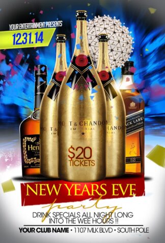 New Eyears Eve Party new eyears eve party Seasonal flyers
