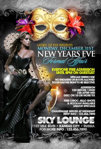 New Year Eves Formal Affair new year eves formal affair Seasonal flyers